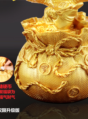 水晶发财树招财储蓄罐摇钱树摆件房间装饰品结婚礼物创意礼品实用