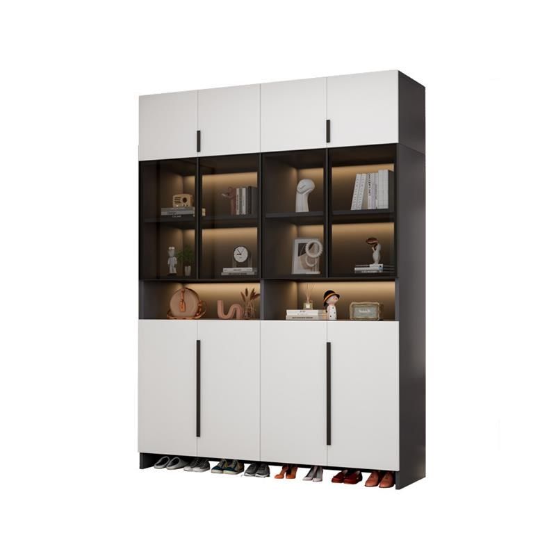鞋柜家用入户进门隔断靠墙门口玄关柜一体置物柜收纳玻璃门储物柜,淘宝优惠券,粉丝福利购,淘宝优惠卷
