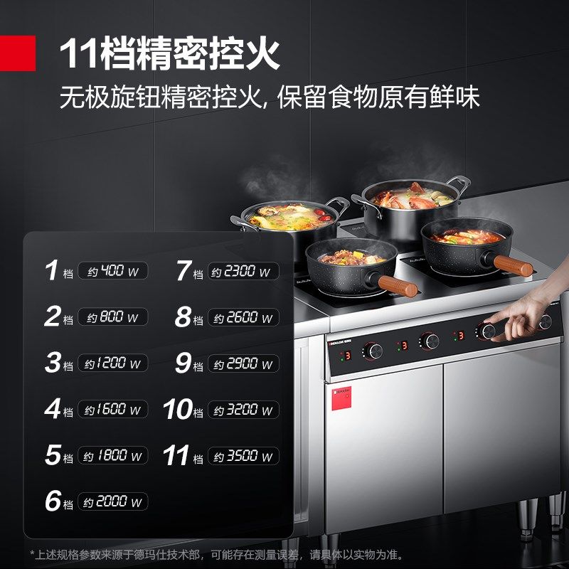 德玛仕商用电磁煲仔炉大功率砂锅炉饭店酒店学校厨房用多头煲仔炉,淘宝优惠券,粉丝福利购,淘宝优惠卷
