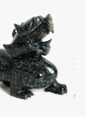 墨玉貔貅摆件家居装饰品镇财运客厅办公K室店铺开业礼品玄关公司