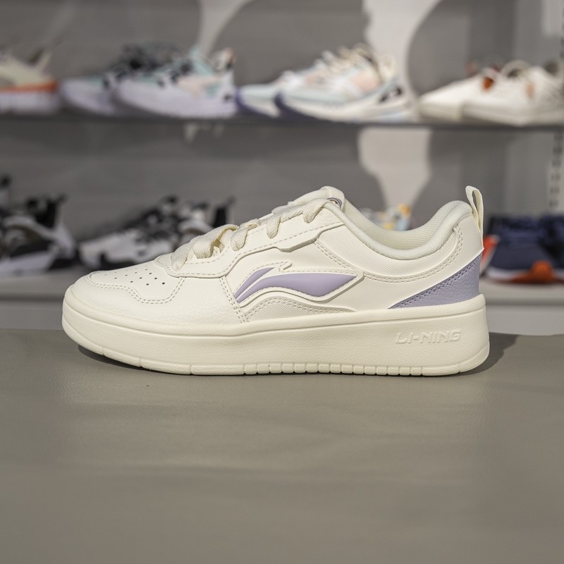 李宁正品春季新款初云女子时尚低帮耐磨防滑休闲板鞋AGCV190-3,淘宝优惠券,粉丝福利购,淘宝优惠卷