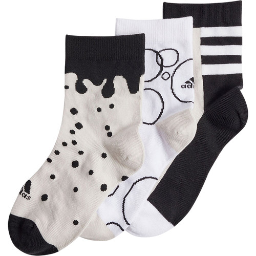 Adidas/阿迪达斯正品KIDS GRF 3PP儿童时尚袜子三双装IW5528 - 图3