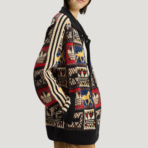 Adidas/阿迪达斯官方正品三叶草男女同款慵懒风开衫外套KR2801 - 图0