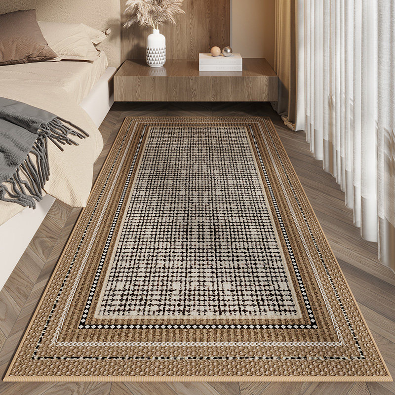 复古高级感床边毯长条卧室客厅地毯沙发茶几日式侘寂飘窗房间地垫,淘宝优惠券,粉丝福利购,淘宝优惠卷