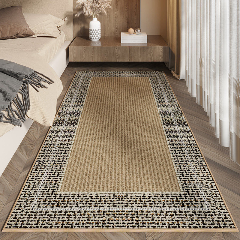 复古高级感床边毯长条卧室客厅地毯沙发茶几日式侘寂飘窗房间地垫,淘宝优惠券,粉丝福利购,淘宝优惠卷