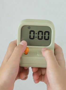游戏机闹钟计时器一体时钟男孩创意怀旧宿舍贪睡学习学生专用起床