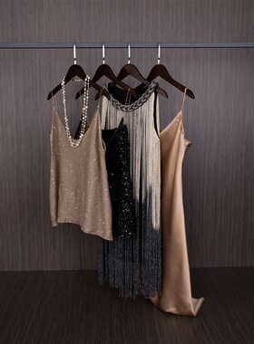 轻奢样板房衣帽间摆件软装全屋定制家居展厅软装样板间衣柜装饰品