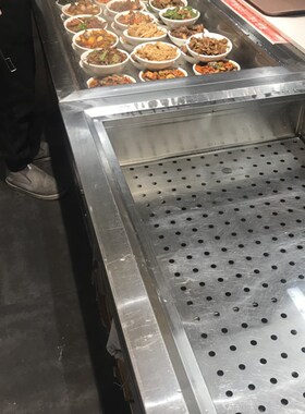 商用电热浏阳蒸菜台保温台小碗菜包子馒头保温柜快餐售卖台