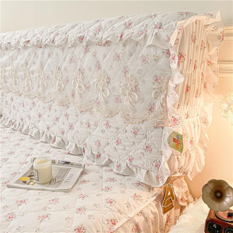 全包床头套罩2025新款万能通用木头皮床床头罩a类针织棉软包靠罩 - 图0