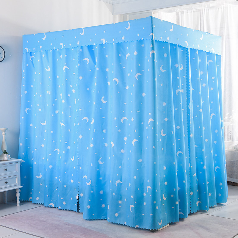 全包围遮光帘家用加高床幔隔断帘遮光布卧室双人床防尘挡风布帘,淘宝优惠券,粉丝福利购,淘宝优惠卷