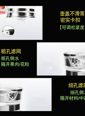 养生壶单壶.升壶身通用单卖加厚玻璃壶体养身裸壶带盖子