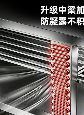 冷藏工作台冰柜商用不锈钢厨房平冷保鲜柜卧式冷冻柜冰箱操作台