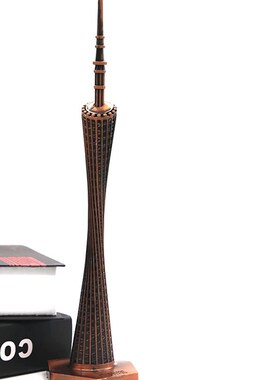 广州塔模型小蛮腰金属摆件纪念品客厅桌面摆设装饰品送老外朋友