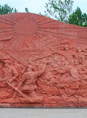 大庆油田工人物浮雕玻璃钢仿铜雕塑园林景观劳动主题文化背景墙