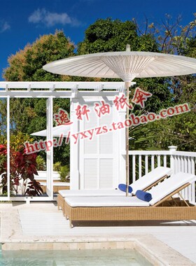 油纸伞超大防雨太阳伞实用户外庭院围炉煮茶国风复古中式布景纸伞