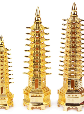 黄铜合金九层13文昌塔摆件9层文昌塔摆件