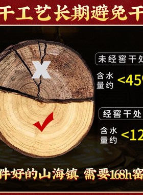八卦镜桃木山海镇挂件室内八卦图挂画室外门口饰品手工雕刻大门