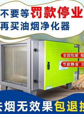 低空油烟净化器商用饭店专用餐饮小型厨房家用6000风量无烟过环保