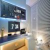 RGB colorful light strip intelligent control voice control LED light strip desktop atmosphere light hole board patch type