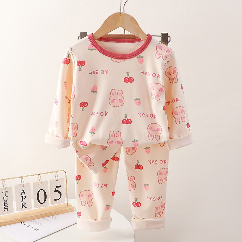 男童发热衣裤德绒秋衣卫生裤女宝宝睡衣儿童家居服秋冬小孩打底,淘宝优惠券,粉丝福利购,淘宝优惠卷