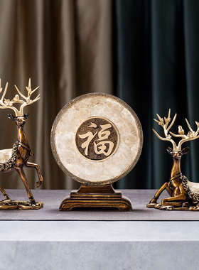 葫芦大象摆件创意客厅轻奢电视柜玄关家居装饰品招财美式乔迁礼物