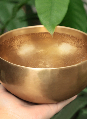 尼泊尔手工颂钵瑜伽冥想佛音钵响铜佛音碗藏传法采耳钵铜罄