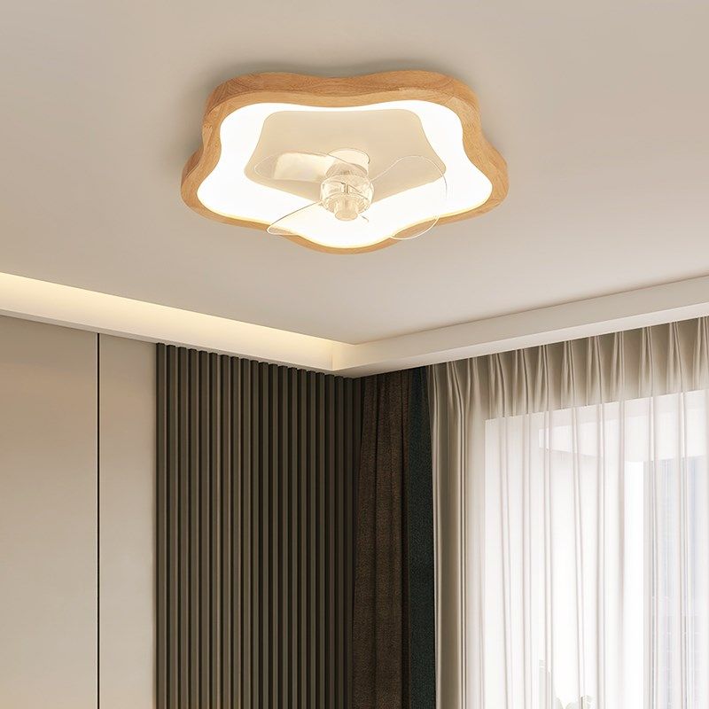 北欧吸顶灯风扇灯静音隐形卧室灯家用简约现代日式书房间灯客厅,淘宝优惠券,粉丝福利购,淘宝优惠卷