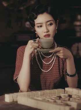 三层珍珠项链双层配旗袍颈链多层短款配饰品女妈妈长款毛衣链852