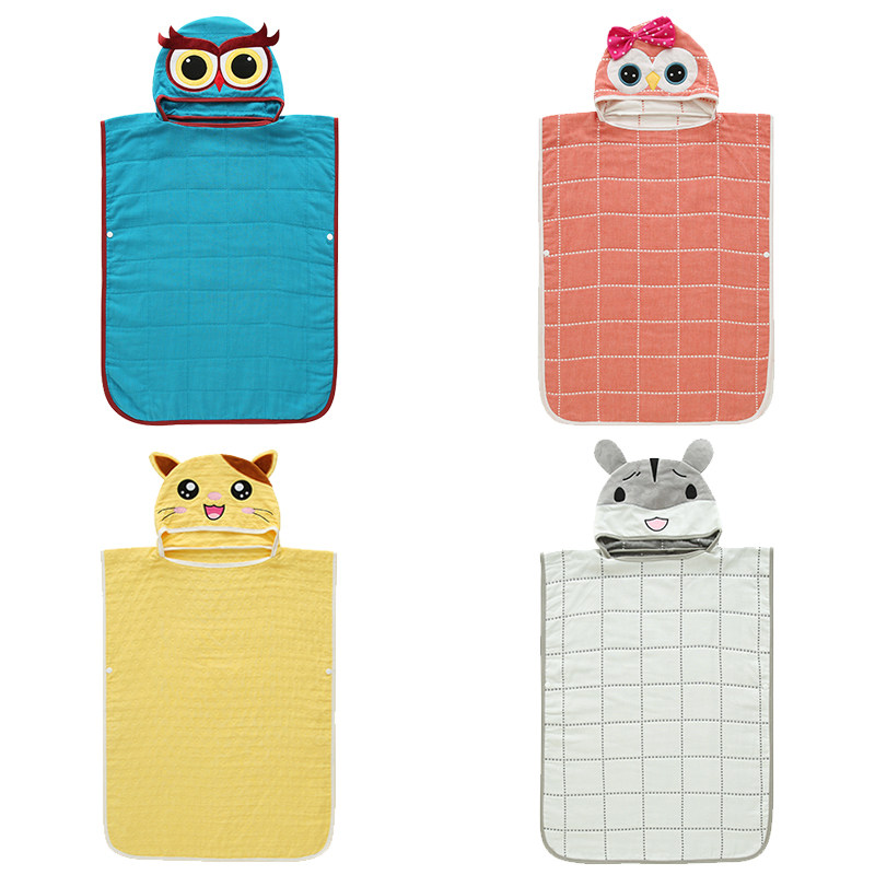 宝宝浴巾婴儿纯棉纱布新生儿超柔吸水洗澡巾浴袍儿童浴巾斗篷带帽,淘宝优惠券,粉丝福利购,淘宝优惠卷