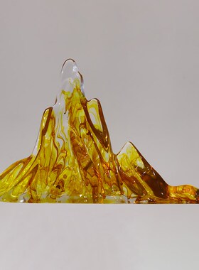 客厅招财假山雕塑入户门玄关摆件样板房艺术工艺品V酒店走廊装饰