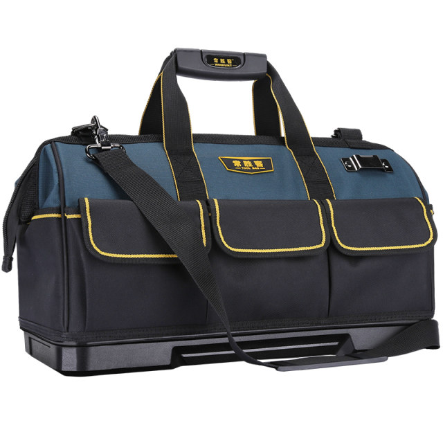 Wear-resistant tool kit canvas men's thickened multi-functional electrician woodworking hardware maintenance portable tool bag