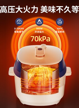 松雨力锅胆智能预约煮饭全自动压锅