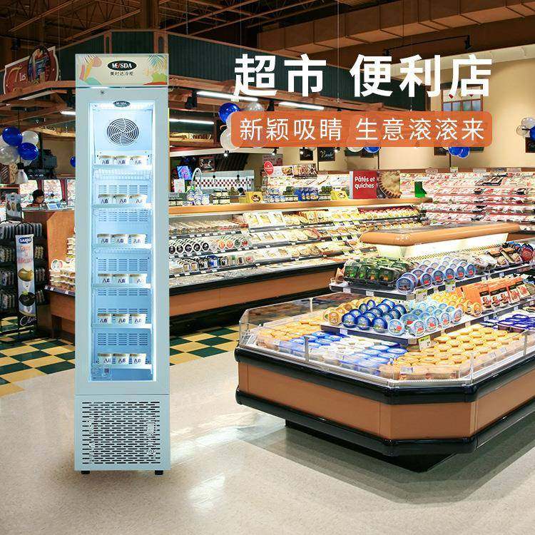 玻璃门立式小冰柜超市商场商用展示柜冰淇淋雪糕冷冻柜,淘宝优惠券,粉丝福利购,淘宝优惠卷