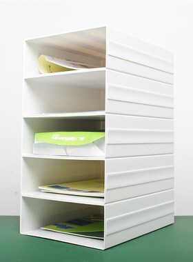 正而美新款桌面凭证柜财务柜文件柜文件架A4文件盒资料分类整理盒