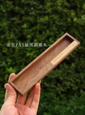 YIJUN麻将汽车临时停车牌黑胡桃实木挪车电话牌创意简约车载摆件