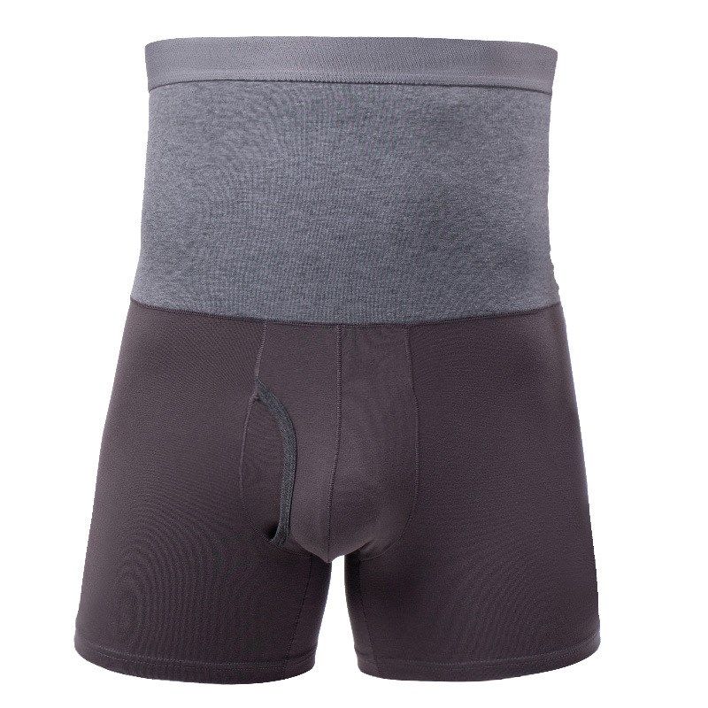 秋冬高腰加绒内裤男士保暖侧开口长腿平角裤护腰护肚腰部加绒短裤,淘宝优惠券,粉丝福利购,淘宝优惠卷