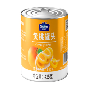 海特尔黄桃罐头小罐烤梨冰鲜熟葡萄多口味新鲜水果罐头无添加零食