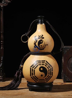 葫芦酒壶老式怀旧酒葫芦酒瓶装酒装水大号天然古代仿古风