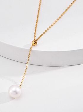 时尚百搭K金珍珠项链
