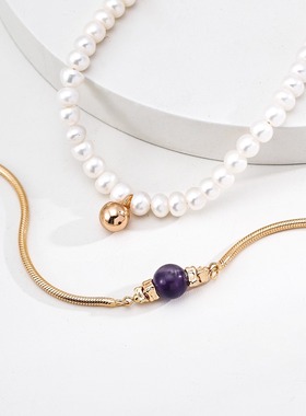 神秘的紫水晶手链