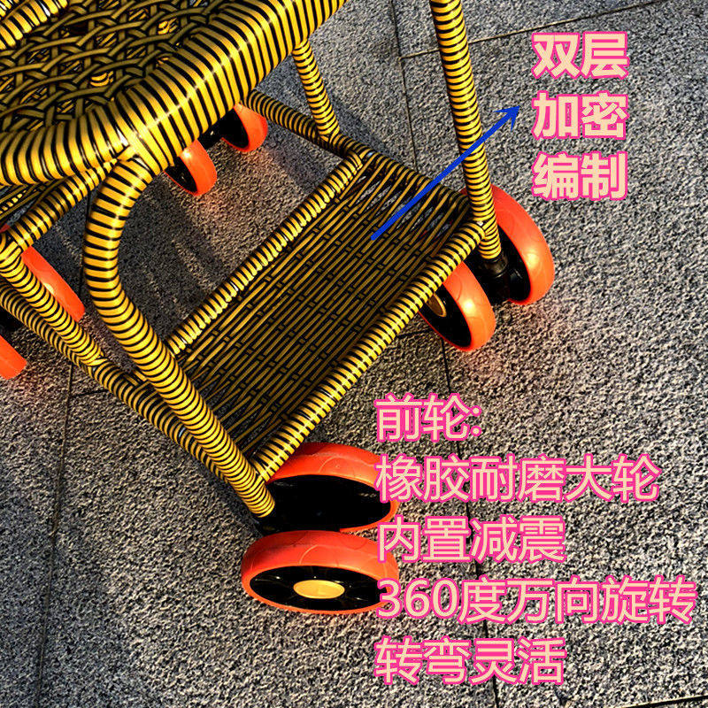 藤儿童餐椅竹藤推车婴儿小推车外出竹编小孩儿童车座椅坐椅,淘宝优惠券,粉丝福利购,淘宝优惠卷