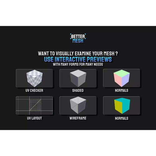 Unity Better Mesh Mesh Preview Full insight at a glance2.3.0 - 图0