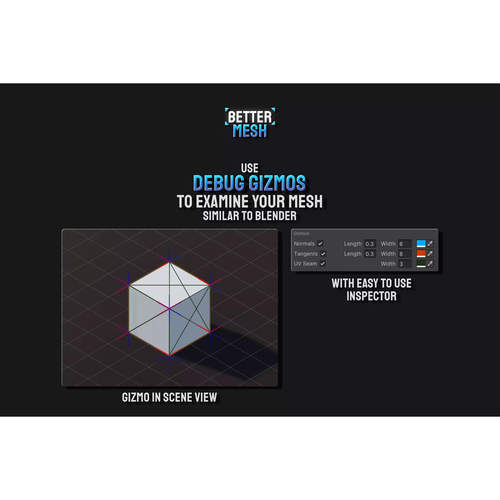 Unity Better Mesh Mesh Preview Full insight at a glance2.3.0 - 图1