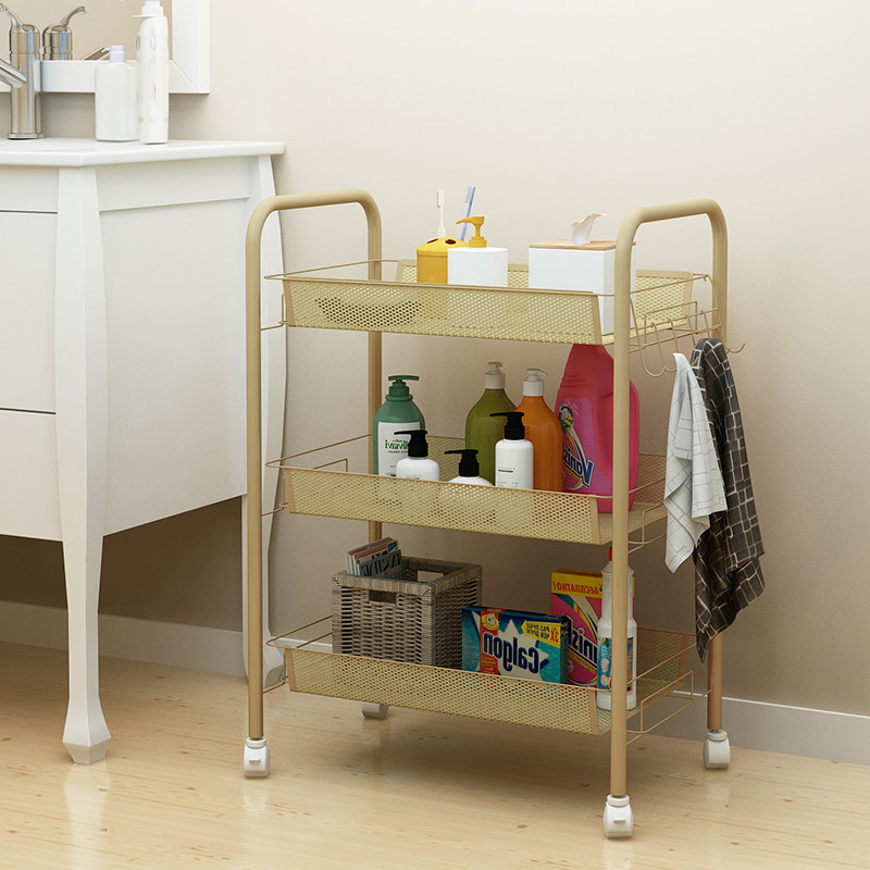 美容院小推车可移动卧室置物架厨房落地卫生间美发工具浴室收纳架,淘宝优惠券,粉丝福利购,淘宝优惠卷
