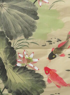 花鸟国画手绘无款画芯牡丹四尺斗方水墨客厅玄关装饰字画R35