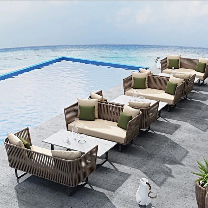 户外沙发庭院露台阳台三人民宿沙发组合藤艺室外藤椅藤编沙发防水,淘宝优惠券,粉丝福利购,淘宝优惠卷