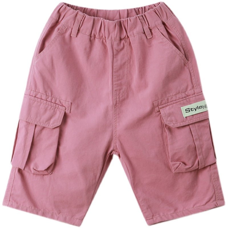 2021夏季新款洋气男童工装短裤薄款儿童休闲七分裤韩版男孩裤子潮,淘宝优惠券,粉丝福利购,淘宝优惠卷