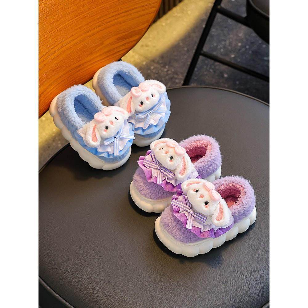 儿童棉拖鞋秋冬季女童卡通室内居家拖鞋小孩可爱保暖亲子宝宝棉鞋,淘宝优惠券,粉丝福利购,淘宝优惠卷