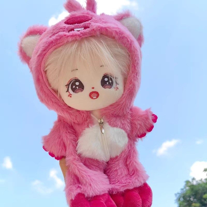 新品20cm厘米棉花娃娃毛绒连体服玩偶公仔小海狸露比猪可爱睡衣,淘宝优惠券,粉丝福利购,淘宝优惠卷