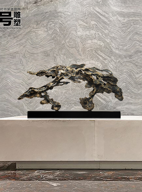 招财客厅玄关摆件家居饰品创意客厅装饰K艺术品雕塑乔迁新居礼品